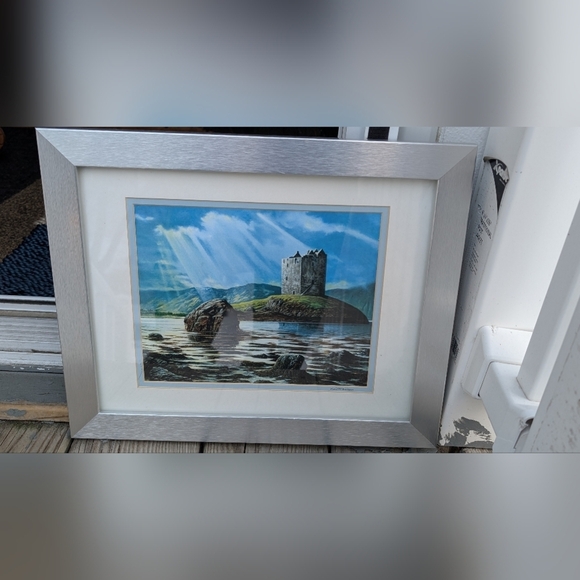 Maine Castle Painting Picture (EUC) - Picture 1 of 7